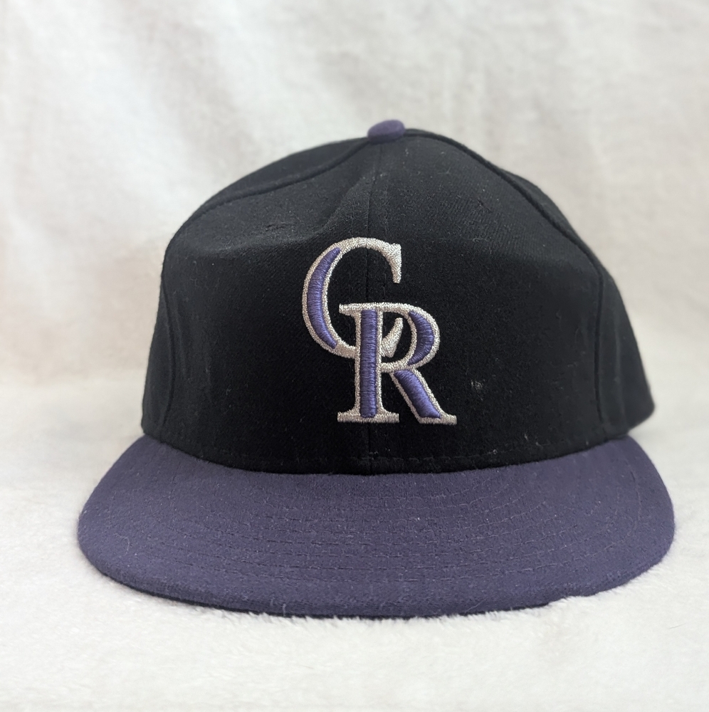 Colorado Rockies New Era Fitted Hat Size 7